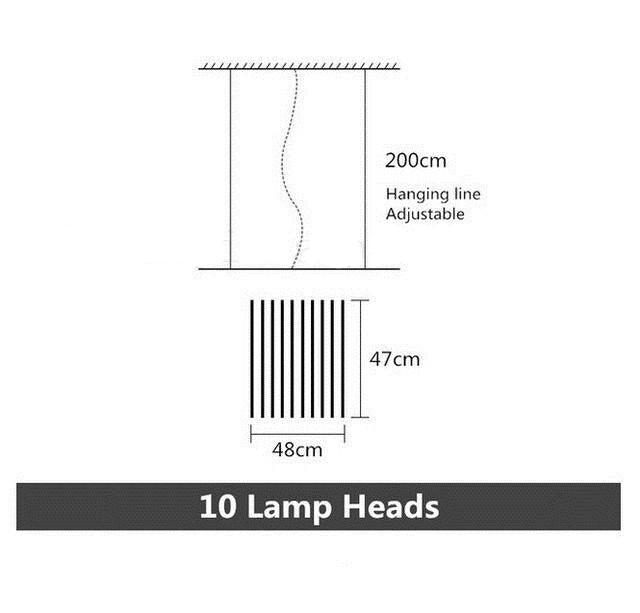 Rhythm style Pendant Chandelier