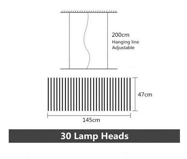 Rhythm style Pendant Chandelier